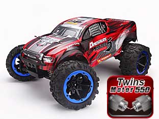 NO:8032 1/8 BRUSHED MONSTER TRUCK DINOSAURS MASTER